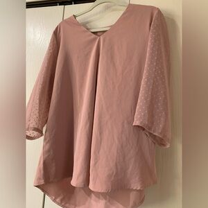 Elegant Pink Women's Blouse